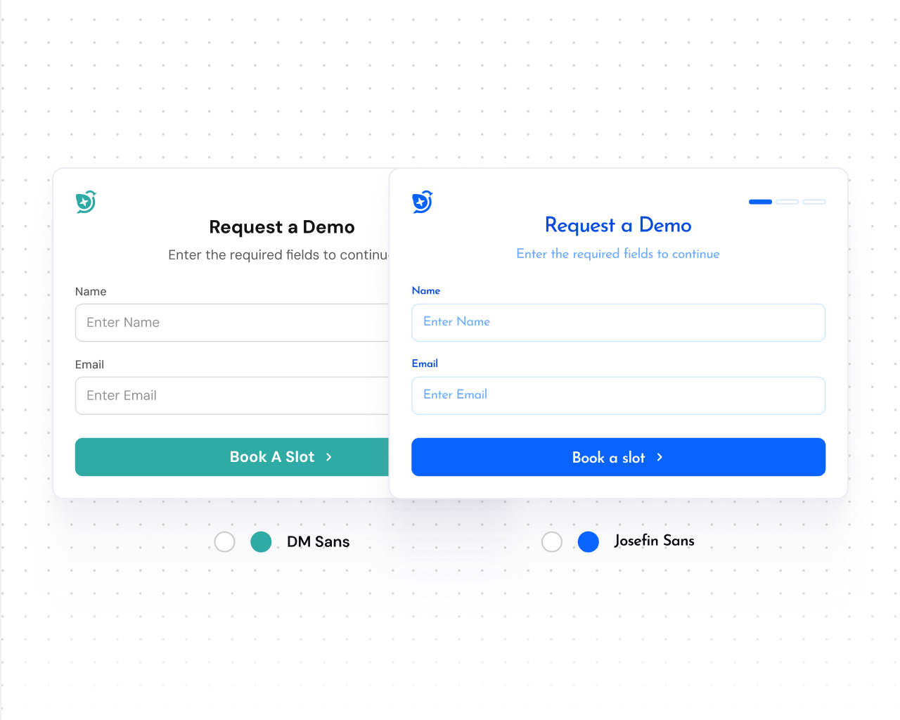Forms that fit your brand